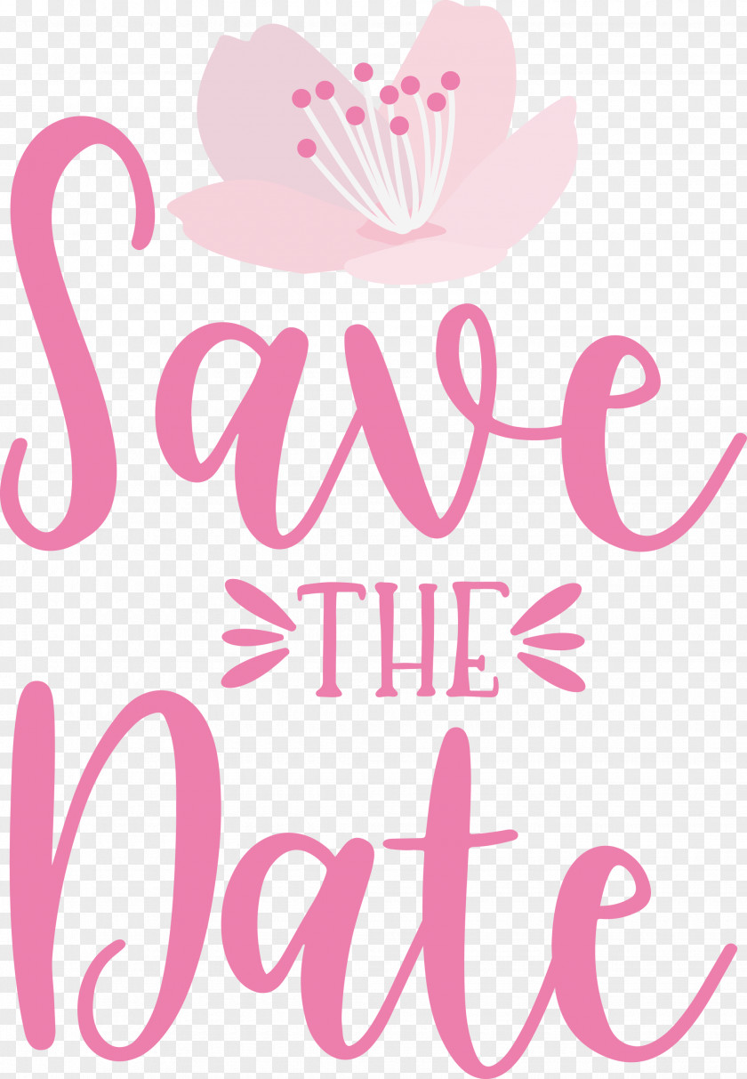 Save The Date Wedding PNG