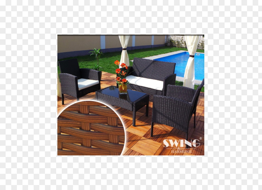 Table Garden Furniture Rattan Family Room PNG