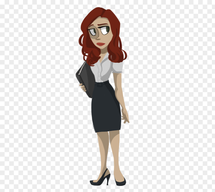 Black Widow Fan Art Brown Hair Illustration Animated Cartoon Character PNG