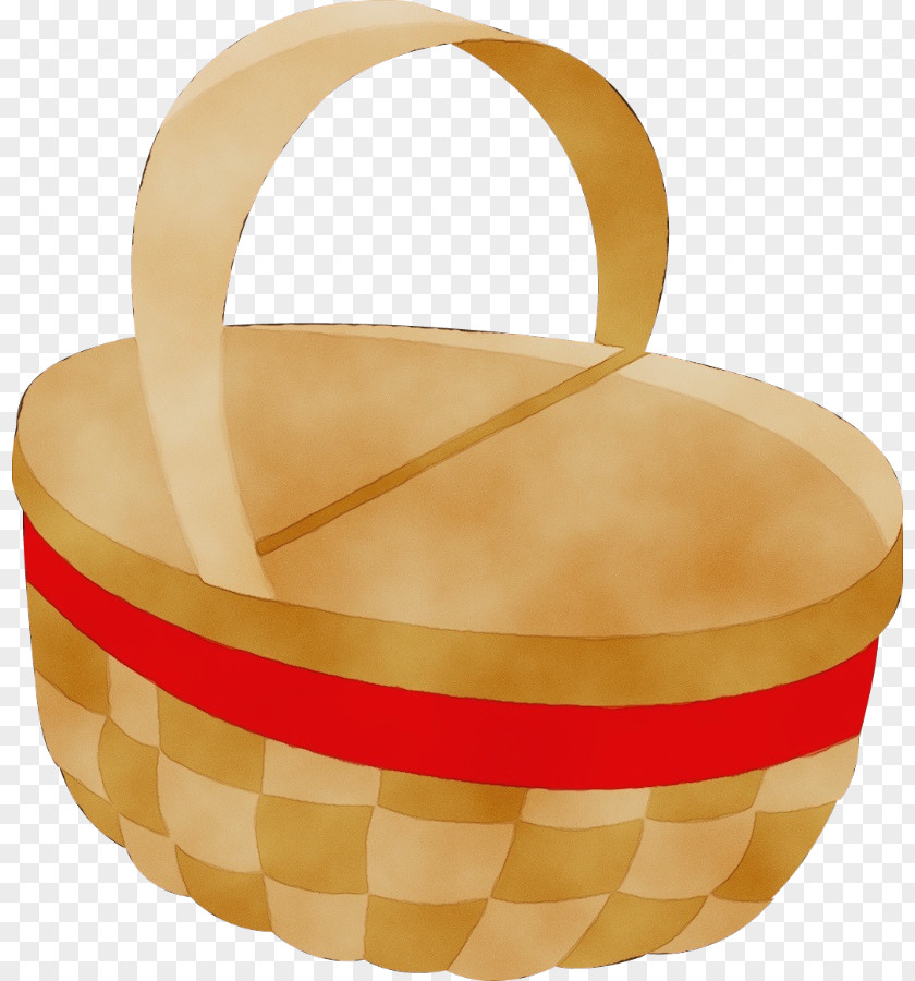 Home Accessories Picnic Basket Watercolor Cartoon PNG