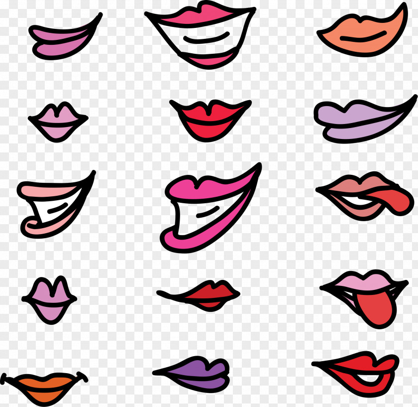 Lips Lip Smile Clip Art PNG