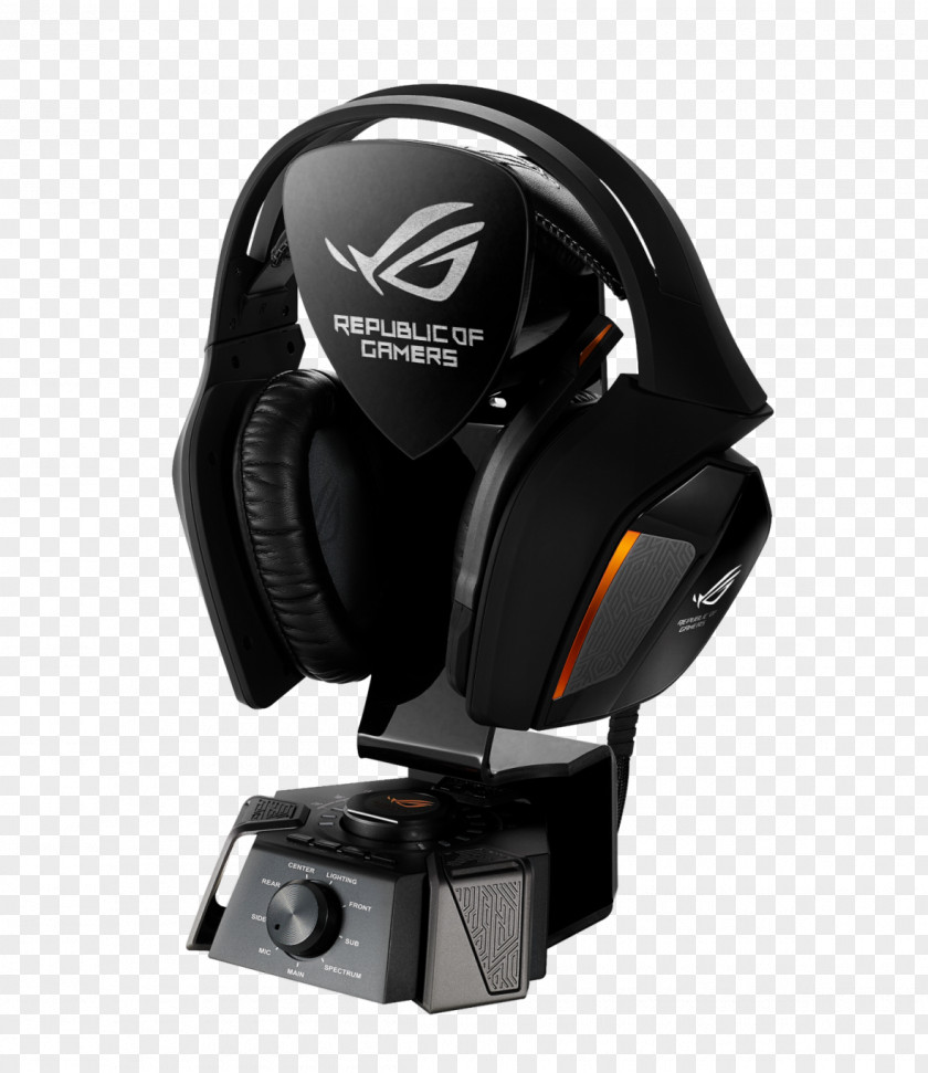 Microphone 7.1 Surround Sound Republic Of Gamers Headphones ASUS ROG Centurion PNG