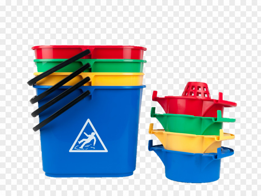 Mop Bucket Cart Cleaning Plastic PNG