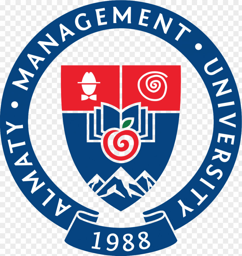 Almaty Management University Logo Organization Brand Font PNG