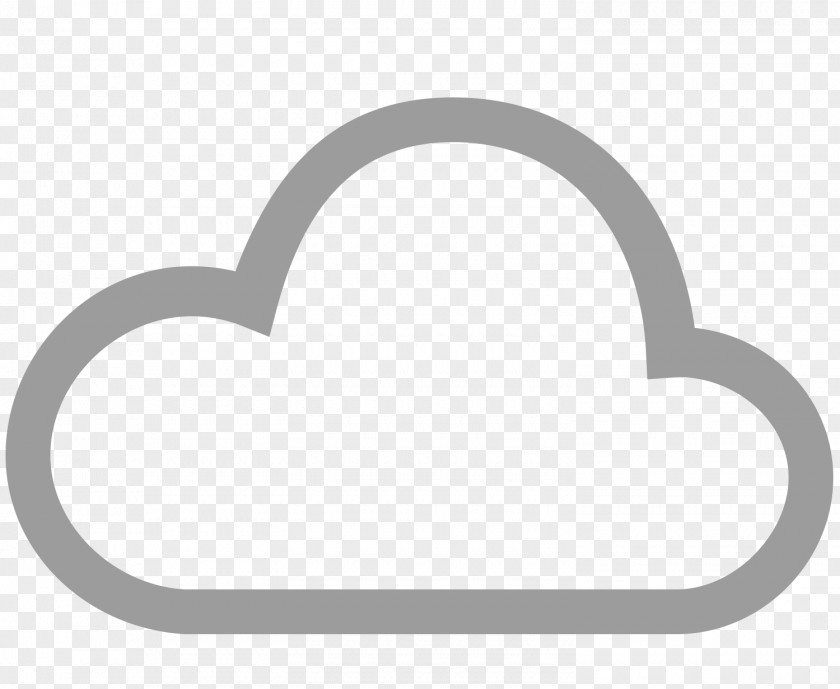 Cloud Vector Line Circle Symbol Font PNG