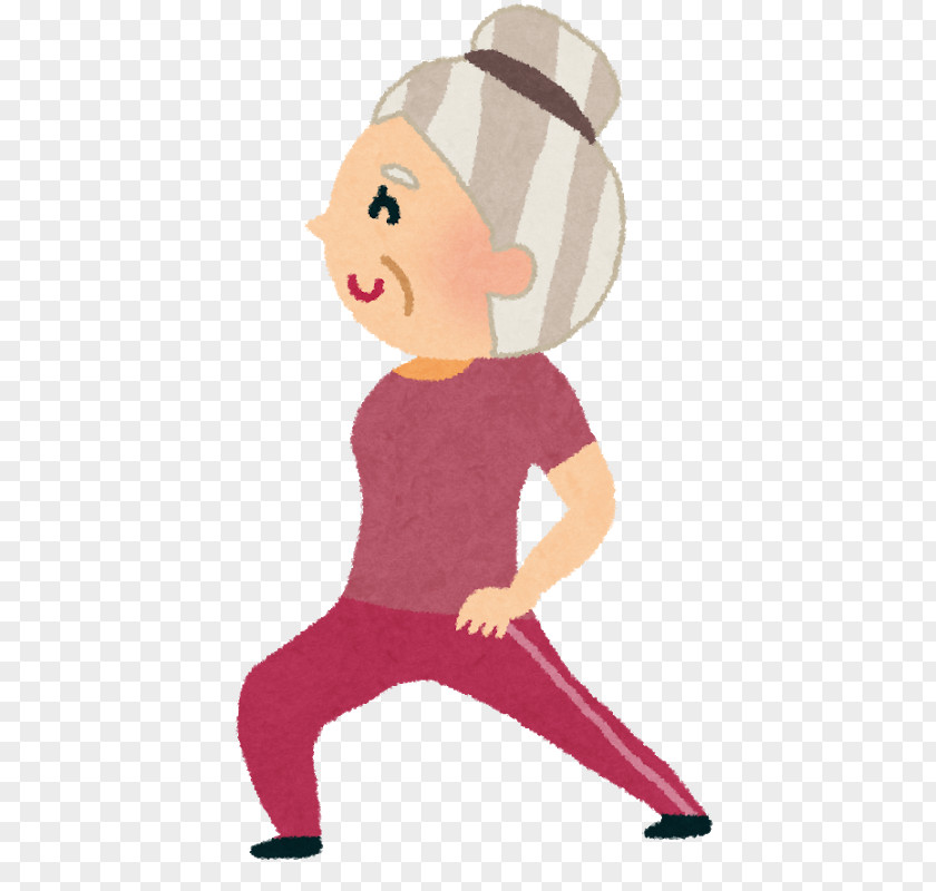Elderly Woman Stretching Achilles Tendon Pilates Body Muscle PNG