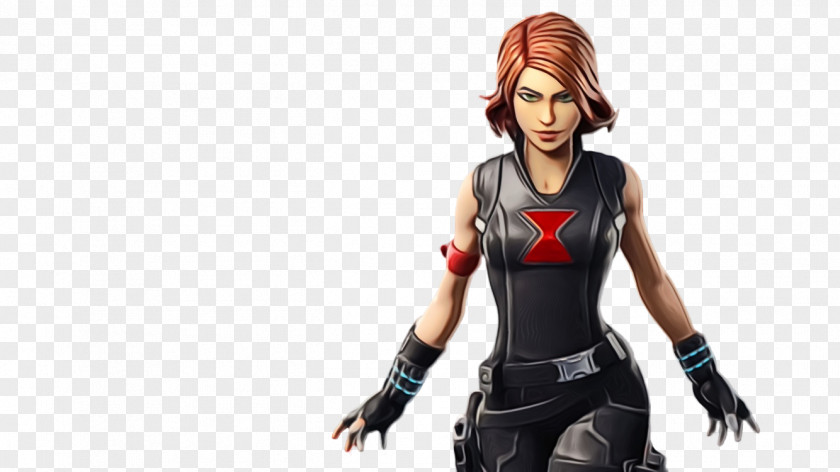 Fortnite Battle Royale Black Widow Video Games Epic PNG