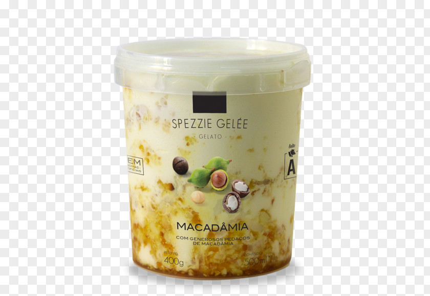 Ice Cream Macadamia Nut Flavor Gelatin Dessert Dish PNG