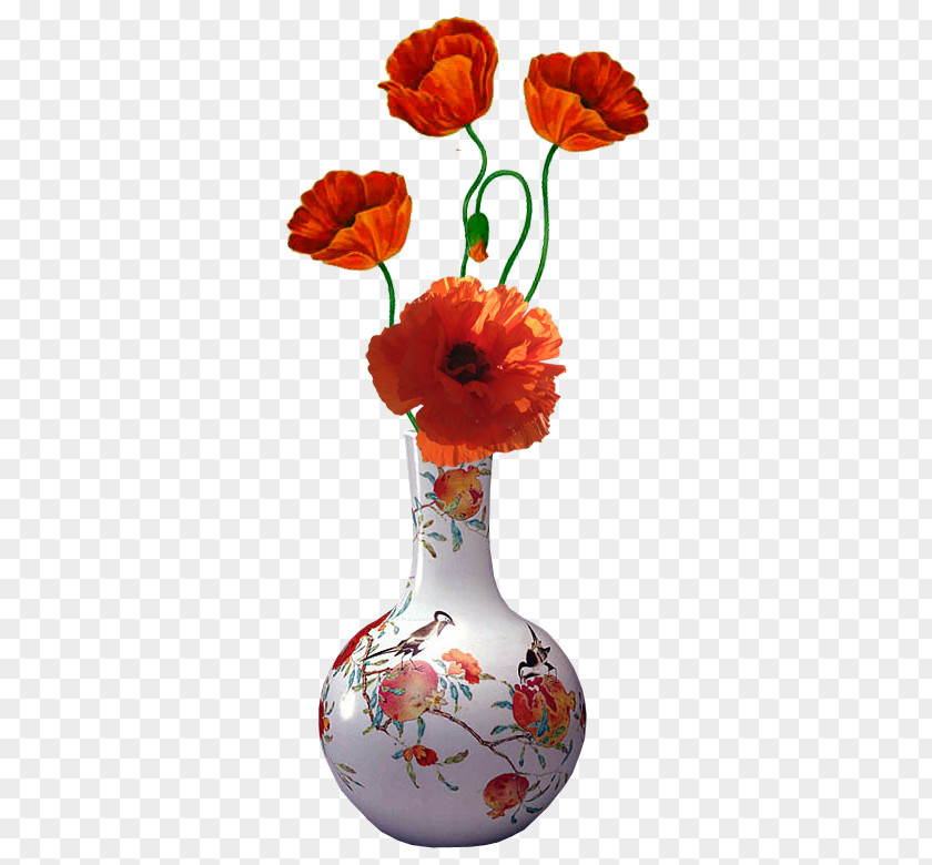 Flower Vase Painting PNG