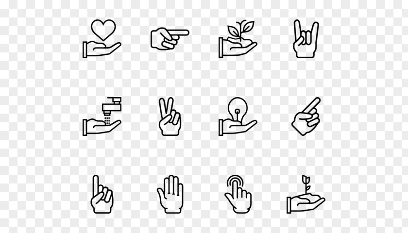 Hand Gesture Drawing Technology White PNG