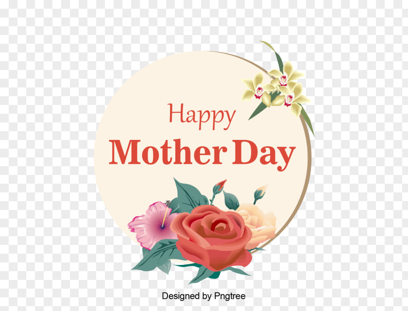 Mother's Day Garden Roses Flower PNG