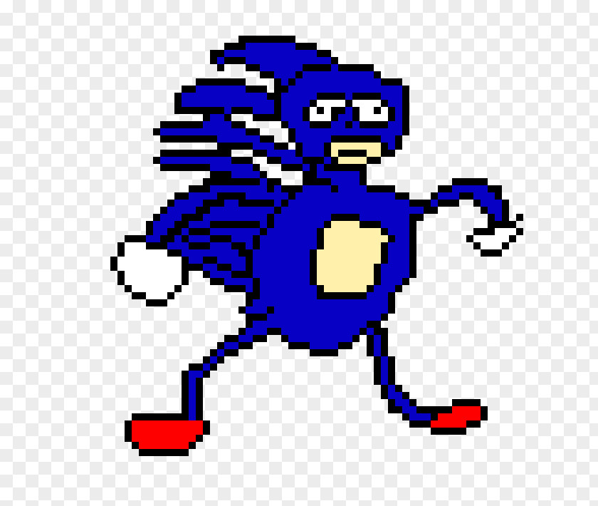 Sonic The Hedgehog Pixel R Art Jam PNG