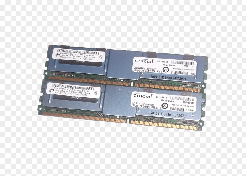 Computer Flash Memory DDR2 SDRAM ECC Module PNG