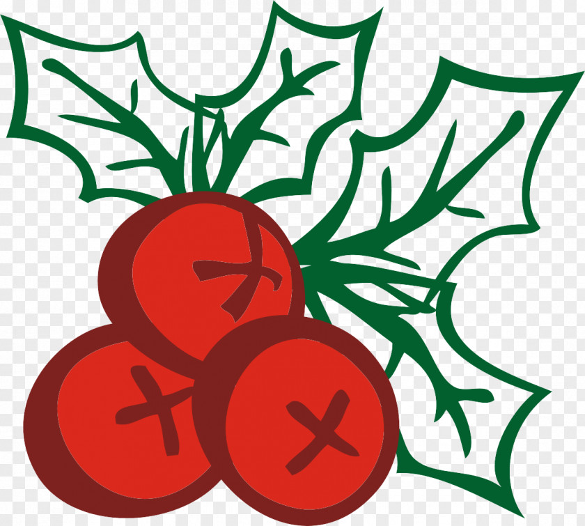 Creative Christmas Leaf Tree Clip Art PNG