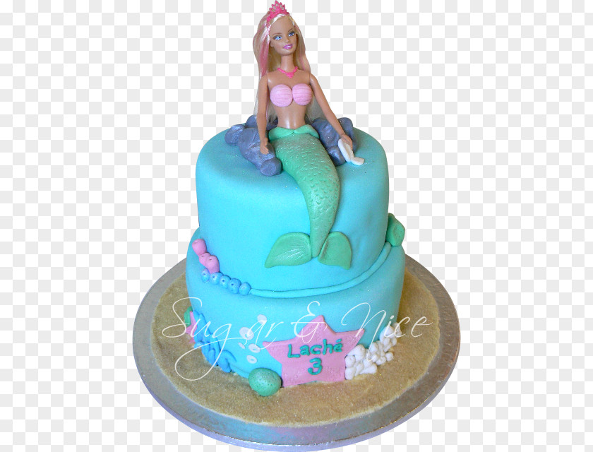 Mermaid Party Birthday Cake Torte-M Decorating PNG