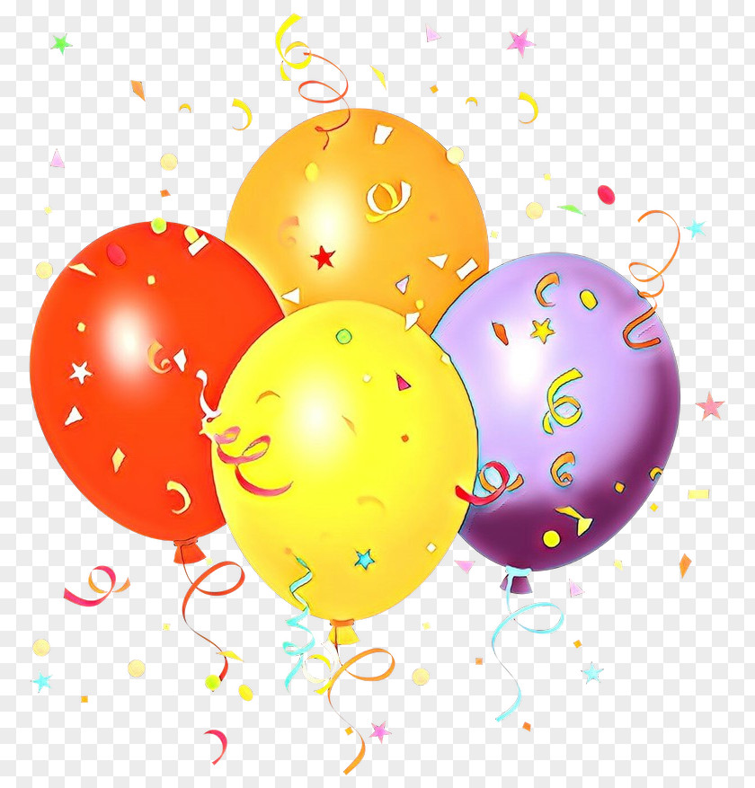 Party Supply Confetti Birthday Invitation PNG