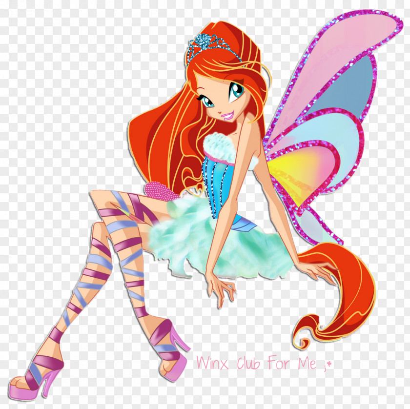 Winx Bloom Flora Fairy Character Image PNG