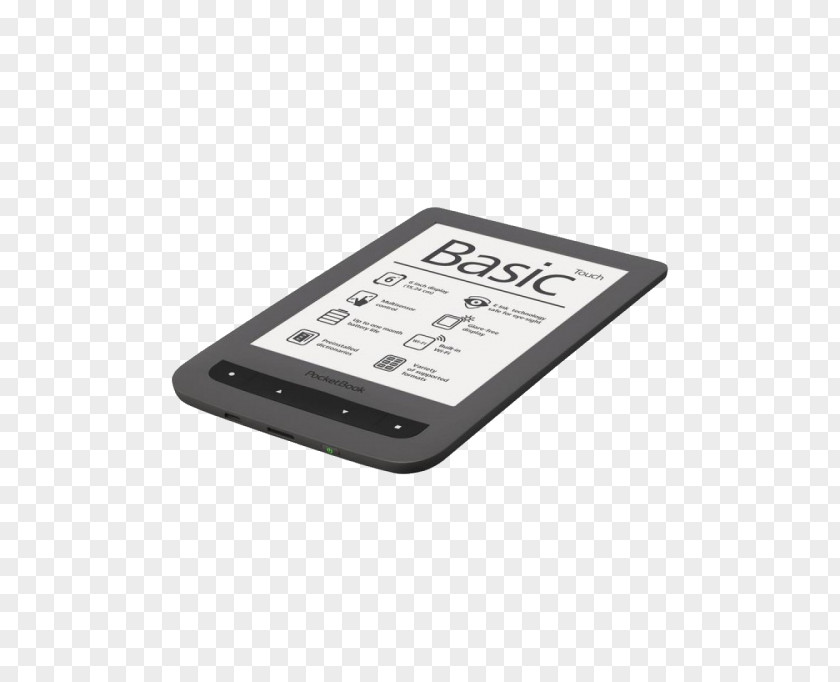 Book E-Readers PocketBook International 624 Basic Touch White E-book Reader E Ink EBook 15.2 Cm PocketBookTouch Lux PNG