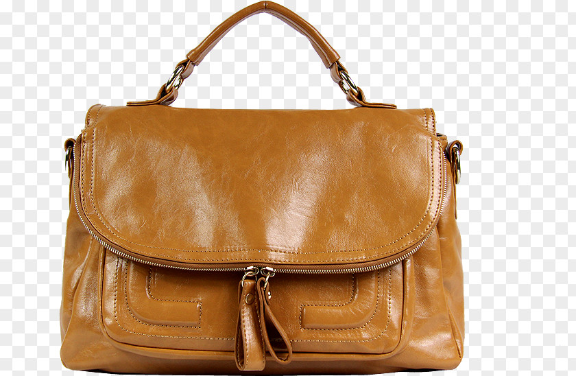 Brown Bag Handbag Leather Strap PNG