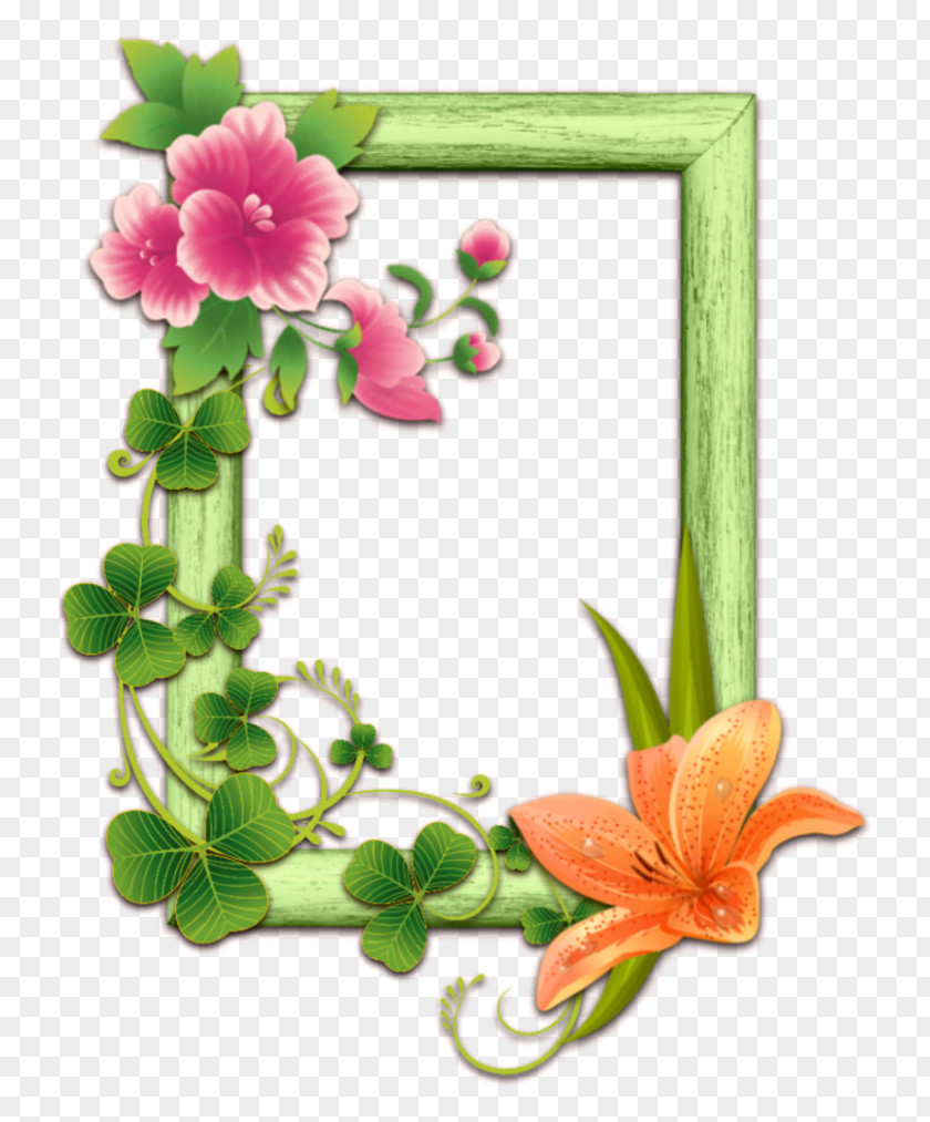 Flower Floral Design Picture Frames Animated Film Clip Art PNG