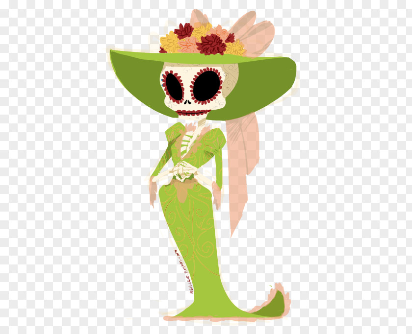 La Calavera Catrina Headgear Flowering Plant Leaf Clip Art PNG