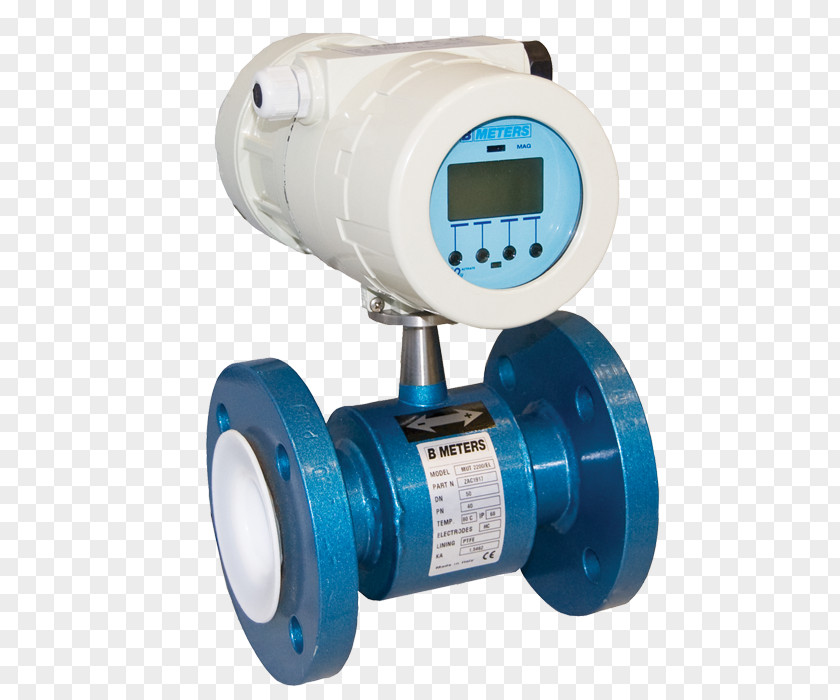 Magnetic Flow Meter Akışmetre Discharge Electromagnetism Water Metering Gauge PNG