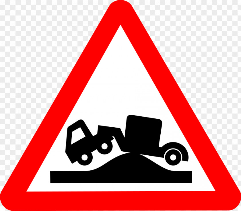 Road Sign Template Car Traffic Truck Warning PNG