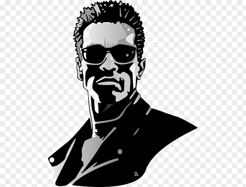 Amitabh Bachchan Arnold Schwarzenegger The Terminator Art PNG