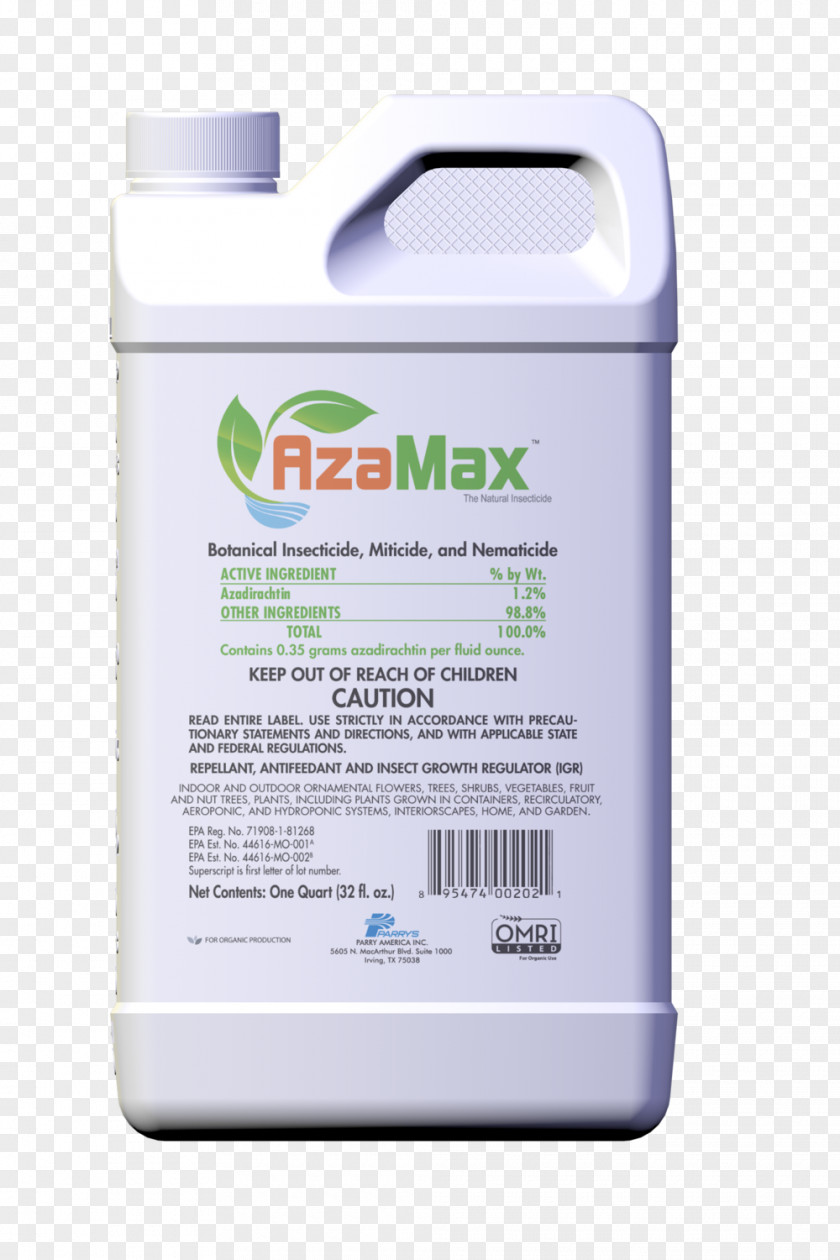 Azadirachtin Insecticide Pest Control Nematicide PNG