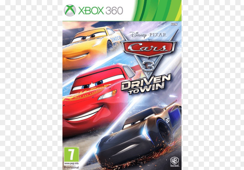 Cars Xbox 360 3: Driven To Win 2 One PNG