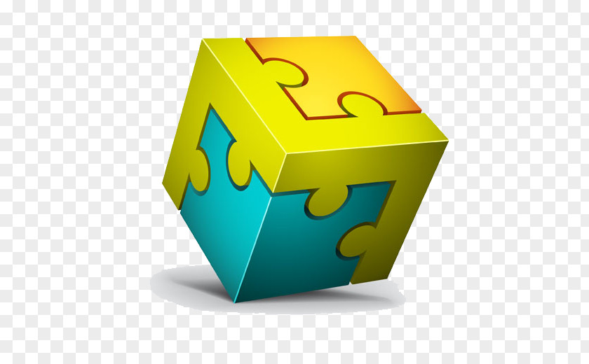 Cube Jigsaw Puzzle PNG