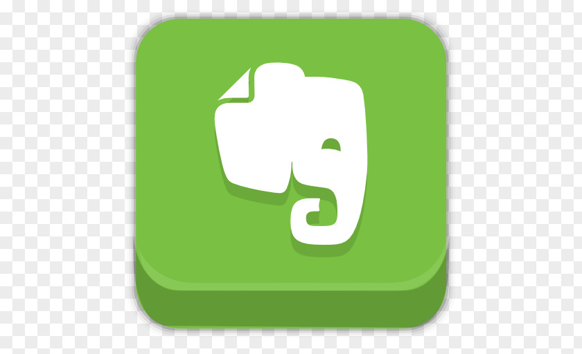 Evernote Grass Text Brand Symbol PNG