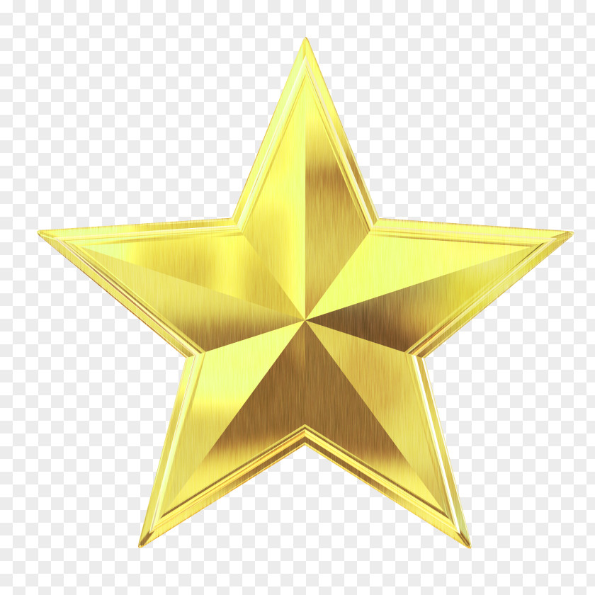 Gold Star Clip Art PNG