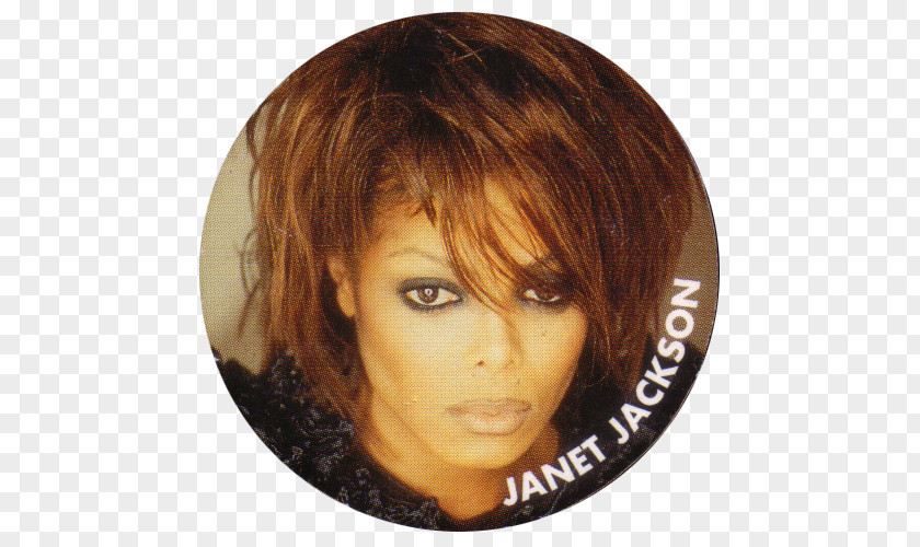 Janet Jackson Brown Hair Coloring Bangs Bob Cut PNG