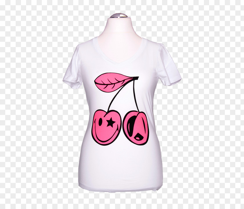 Pink Shirt T-shirt Shoulder Sleeve Font Product PNG