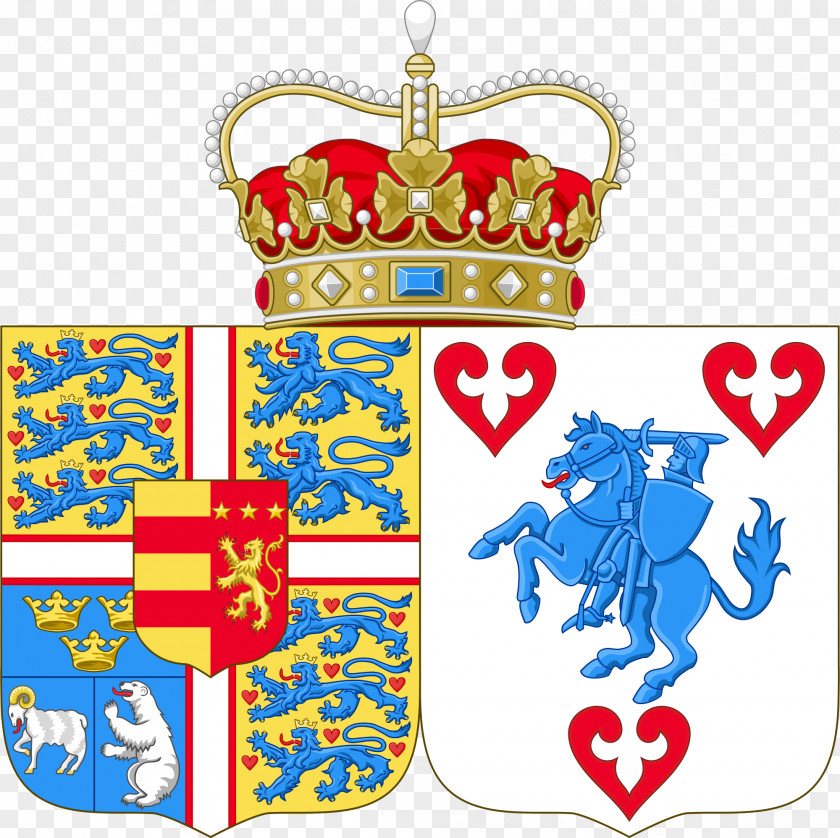 Princess Coat Of Arms Denmark Danish Royal Family Crest PNG