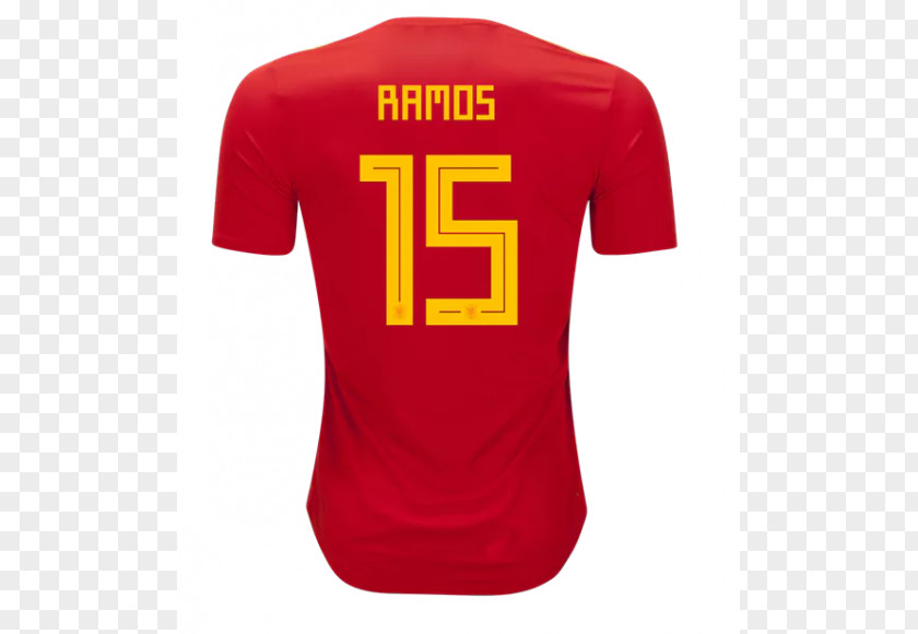 T-shirt 2018 FIFA World Cup Spain National Football Team Atlanta Falcons Jersey PNG