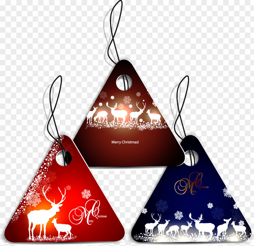 Christmas Tag Paper Swing Label Clothing PNG