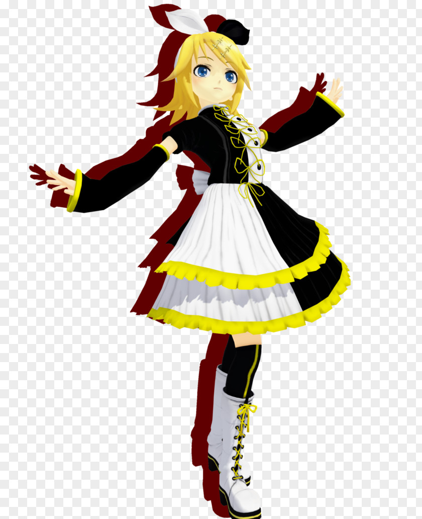 Kagamine Rin/Len Meltdown MikuMikuDance Vocaloid PNG