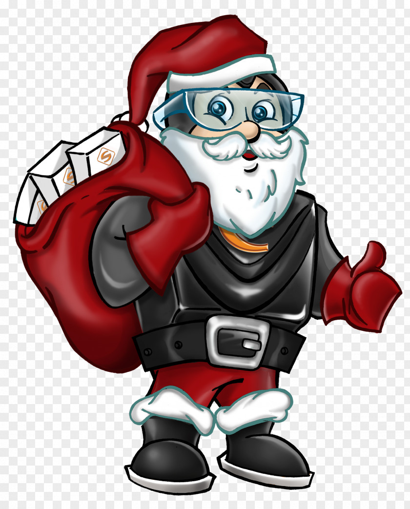 Papai Santa Claus Elite Cursos Preparatórios Christmas Mascot PNG