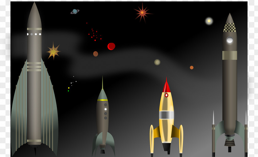 Rocket Space Clip Art PNG