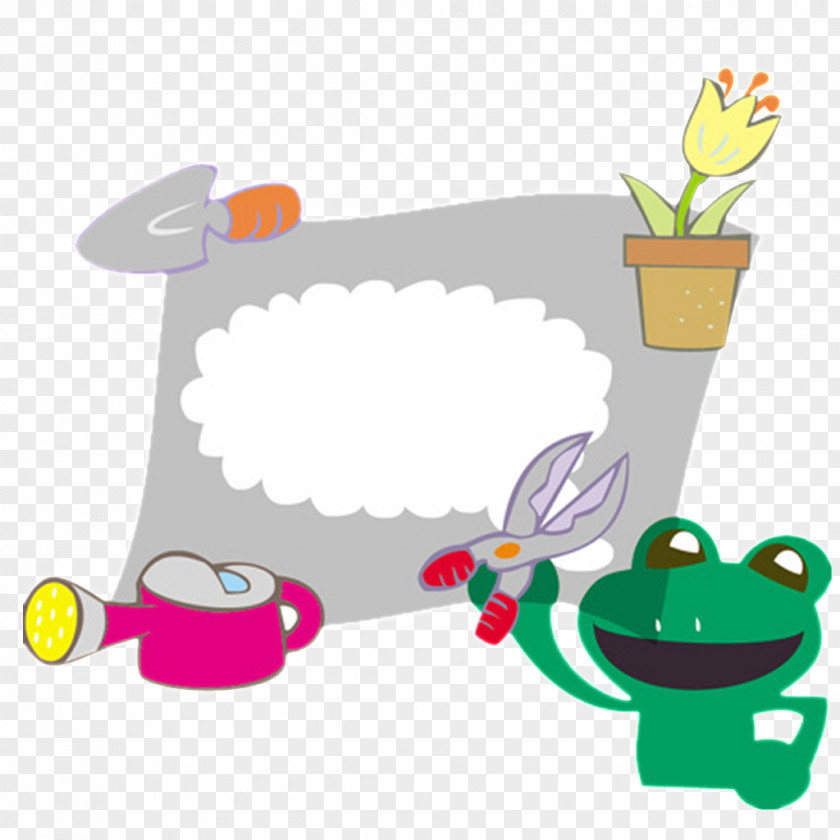 Frog Borders Graphic Design Clip Art PNG