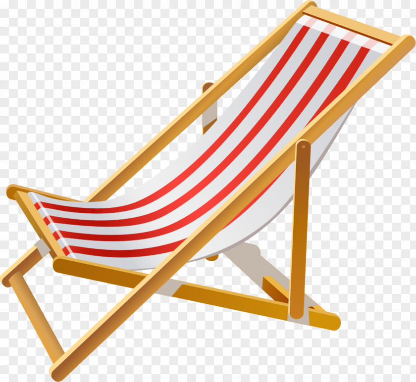 HD Hand-painted Beach Couch Chair Adobe Illustrator PNG