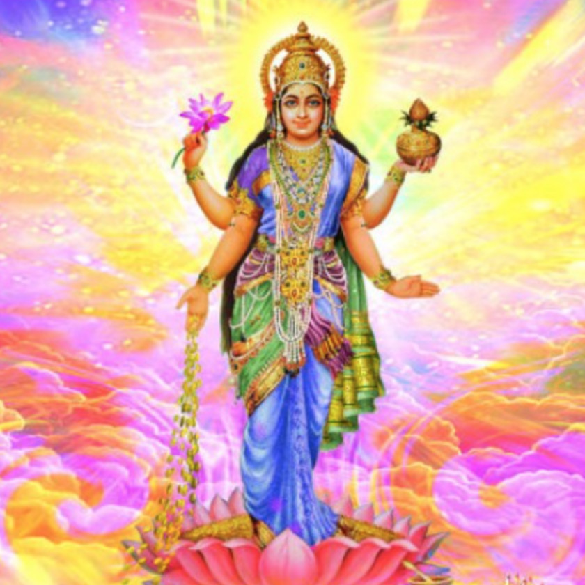 Lakshmi Hinduism Goddess Mantra Puja PNG