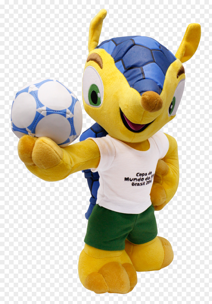 Mascote Copa 2014 FIFA World Cup Brazil Fuleco Confederations Tolypeutes PNG