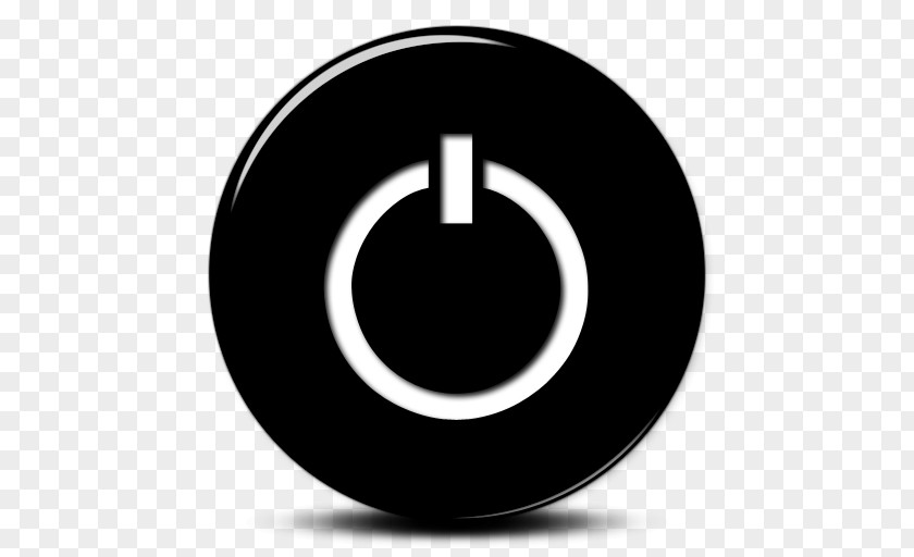 Black Power Button Icon Symbol Clip Art PNG