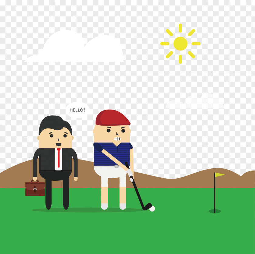 Play Golf Sport Illustration PNG
