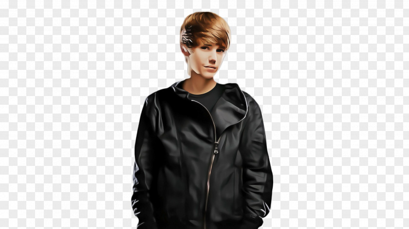 Top Textile Clothing Jacket Leather Outerwear PNG