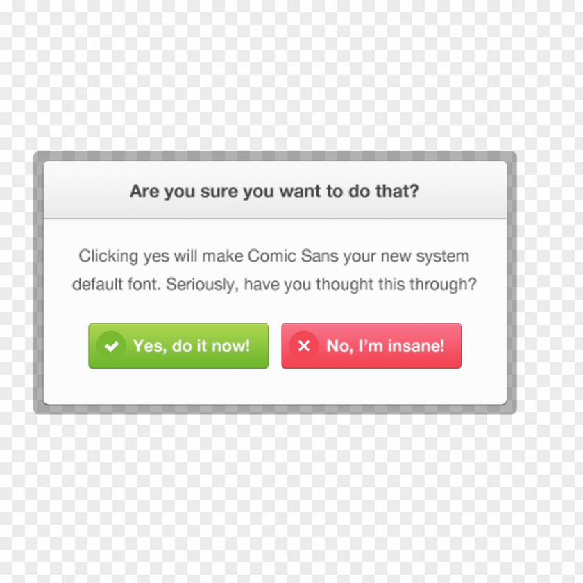Yes Or No Pop Design Pop-up Ad Modal Window User Interface Button PNG