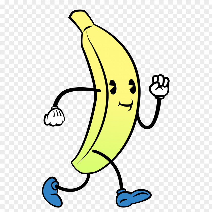 Banana Graphic Fruit Image Illustration Cartoon Vector Graphics PNG